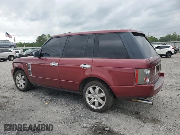 2006 Land Rover Range Rover HSE with VIN SALME15416A201308, listed as a Copart auction lot 52920805 with 211,090 mi miles and Salvage Title. Bid and sale history available at carsss.com. Image 2.