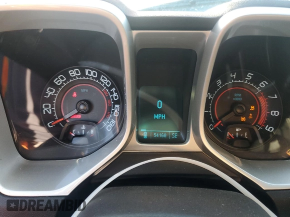 2011 Chevrolet Camaro 2SS with VIN 2G1FT1EW0B9201693, listed as a Copart auction lot 46985565 with 54,168 mi miles and Salvage Title. Bid and sale history available at DreamBid. Image 9.
