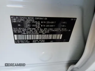 2018 Toyota RAV4 XLE with VIN JTMRFREV4JD254383, listed as a Copart auction lot 53743845 with 46,865 mi miles and Salvage Title. Bid and sale history available at DreamBid. Image 14.