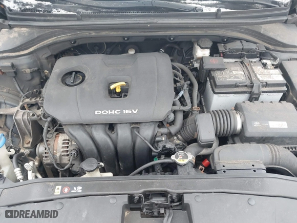 2017 Hyundai Elantra SE with VIN KMHD74LFXHU095512, listed as a IAAI auction lot 41627746 with 206,868 mi miles. Bid and sale history available at carsss.com. Image 10.