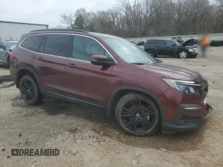 2022 Honda Pilot Special Edition with VIN 5FNYF6H27NB081159, listed as a Copart auction lot 48992915 with 48,812 mi miles and Salvage Title. Bid and sale history available at carsss.com. Image 4.