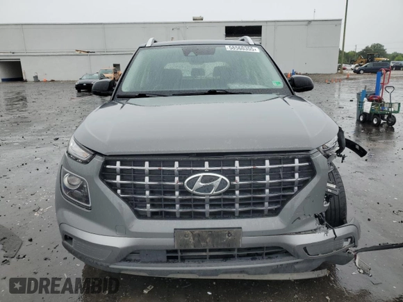 2022 Hyundai Venue SEL with VIN KMHRC8A31NU176041, listed as a Copart auction lot 58560355 with 59,621 mi miles and Salvage title. Bid and sale history available at DreamBid. Image 5.