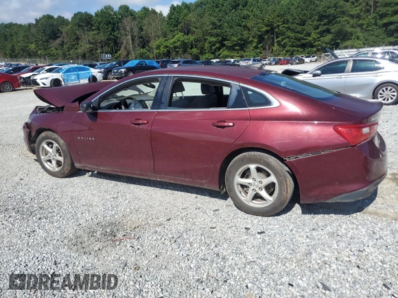 2016 Chevrolet Malibu LS with VIN 1G1ZB5ST4GF280978, listed as a Copart auction lot 62279475 with Not provided miles and Clean title. Bid and sale history available at DreamBid. Image 2.