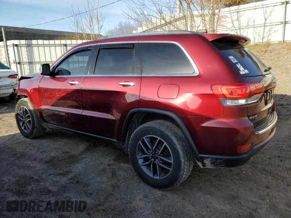 2019 Jeep Grand Cherokee Limited with VIN 1C4RJFBG2KC619654, listed as a Copart auction lot 51742025 with 61,497 mi miles and Clean title. Bid and sale history available at DreamBid. Image 2.