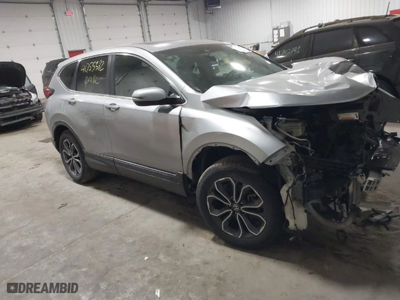 2021 Honda CR-V EX with VIN 2HKRW2H59MH645479, listed as a IAAI auction lot 41755382 with 148,420 mi miles. Bid and sale history available at carsss.com. Image 1.