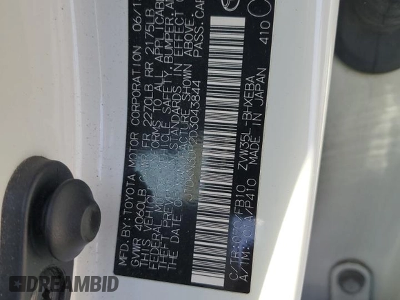 2013 Toyota Prius with VIN JTDKN3DP2D3043844, listed as a Copart auction lot 74471794 with 130,824 mi miles and Salvage Title. Bid and sale history available at DreamBid. Image 12.