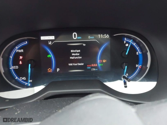 2024 Toyota RAV4 Hybrid XLE Premium with VIN 2T3B6RFV1RW080819, listed as a IAAI auction lot 41118846 with 236 mi miles. Bid and sale history available at carsss.com. Image 7.