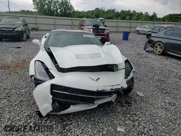 2017 Chevrolet Corvette 2LT with VIN 1G1YD2D77H5100579, listed as a Copart auction lot 58973455 with Not provided miles and Salvage title. Bid and sale history available at DreamBid. Image 13.