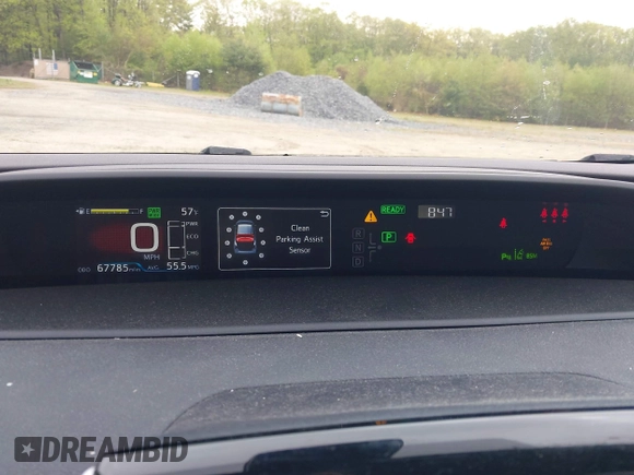 2020 Toyota Prius LE with VIN JTDL9RFU8L3014930, listed as a IAAI auction lot 42171038 with 67,785 mi miles and . Bid and sale history available at DreamBid. Image 7.