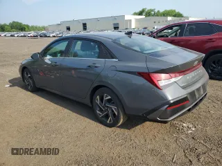 2024 Hyundai Elantra SEL with VIN KMHLS4DG7RU748901, listed as a Copart auction lot 59608625 with 21,072 mi miles and Salvage title. Bid and sale history available at DreamBid. Image 2.