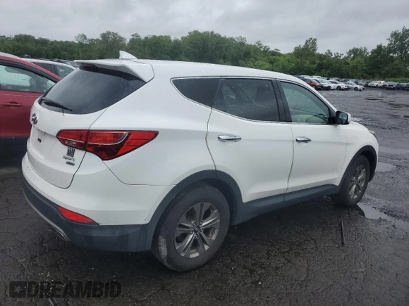 2016 Hyundai Santa Fe z VIN 5XYZTDLB6GG338557, wystawiony jako Copart lot #57899185 z przebiegiem 91 702 mil mil oraz Czysty tytuł • Clean title. Historia ofert i sprzedaży dostępna na DreamBid. Obrazek 3.