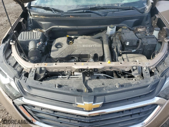 2018 Chevrolet Equinox LS with VIN 2GNAXHEV4J6343302, listed as a Copart auction lot 43872525 with 48,286 mi miles and Salvage Title. Bid and sale history available at carsss.com. Image 12.