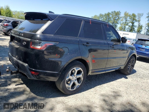 2018 Land Rover Range Rover Sport HSE with VIN SALWR2RK2JA192753, listed as a Copart auction lot 65050755 with 78,836 mi miles and Clean title. Bid and sale history available at DreamBid. Image 3.