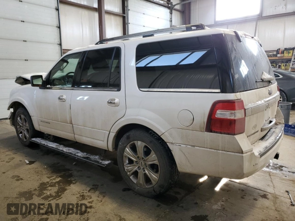 2016 Ford Expedition Platinum with VIN 1FMJU1MT5GEF47373, listed as a Copart auction lot 44409845 with 188,044 mi miles and Salvage title. Bid and sale history available at DreamBid. Image 2.