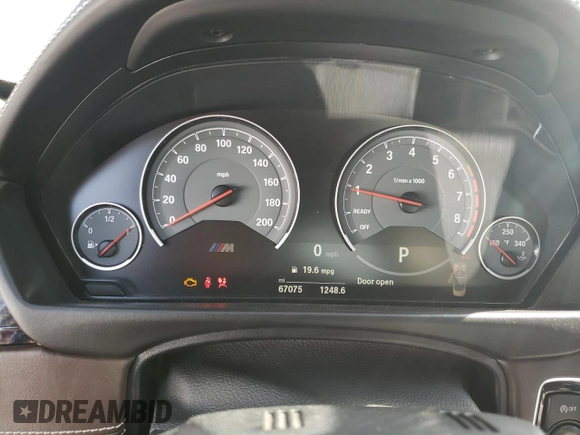 2016 BMW M4 with VIN WBS3U9C57GP968992, listed as a Copart auction lot 53096464 with 67,075 mi miles and Salvage Title. Bid and sale history available at carsss.com. Image 9.