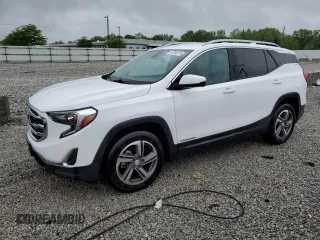 2021 GMC Terrain SLT with VIN 3GKALVEV2ML312606, listed as a Copart auction lot 54784575 with 77,136 mi miles and Salvage title. Bid and sale history available at DreamBid. Image 1.