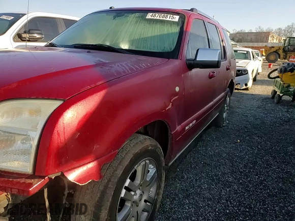 2008 Mercury Mountaineer Premier with VIN 4M2EU38888UJ14333, listed as a Copart auction lot 48708815 with 124,162 mi miles and Salvage Title. Bid and sale history available at carsss.com. Image 12.