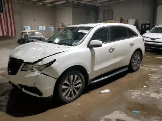 2015 Acura MDX Technology z VIN 5FRYD4H63FB005676, wystawiony jako Copart lot #41363205 z przebiegiem 123 298 mil mil oraz Szkoda całkowita • Salvage title. Historia ofert i sprzedaży dostępna na DreamBid. Obrazek 1.