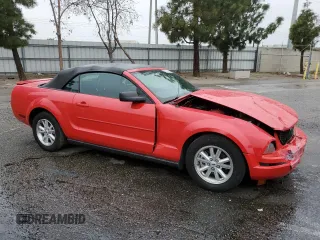 2007 Ford Mustang Deluxe with VIN 1ZVFT84N975273244, listed as a Copart auction lot 47892565 with 187,131 mi miles and Salvage title. Bid and sale history available at DreamBid. Image 4.