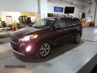 2018 Kia Sorento SX with VIN 5XYPKDA54JG419569, listed as a Copart auction lot 48179855 with 35,682 mi miles and Clean Title. Bid and sale history available at carsss.com. Image 1.