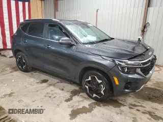 2024 Kia Seltos EX with VIN KNDERCAA4R7574612, listed as a Copart auction lot 52595675 with 12,525 mi miles and Salvage Title. Bid and sale history available at carsss.com. Image 4.