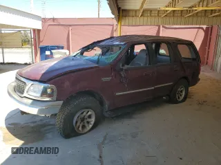 1998 Ford Expedition XLT z VIN 1FMPU18L9WLA35467, wystawiony jako Copart lot #57148325 z przebiegiem 138 412 mil mil oraz Szkoda całkowita • Salvage title. Historia ofert i sprzedaży dostępna na DreamBid. Obrazek 1.