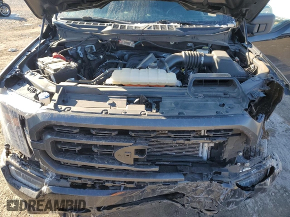 2022 Ford F-150 XL with VIN 1FTFW1E50NKF04983, listed as a Copart auction lot 44717125 with 48,642 mi miles and Salvage Title. Bid and sale history available at carsss.com. Image 13.