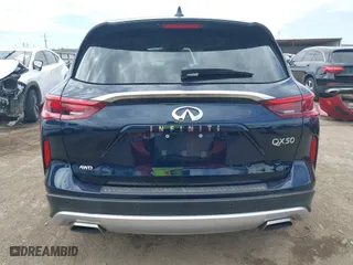 2021 Infiniti QX50 SENSORY with VIN 3PCAJ5CB3MF108969, listed as a IAAI auction lot 41872551 with 38,009 mi miles. Bid and sale history available at carsss.com. Image 17.