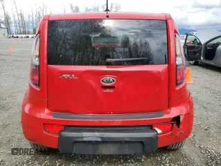 2011 Kia Soul + with VIN KNDJT2A25B7343825, listed as a Copart auction lot 52168345 with 117,204 mi miles and Salvage Title. Bid and sale history available at carsss.com. Image 6.