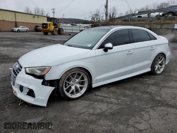 2015 Audi S3 2.0T Prestige with VIN WAUFFGFF2F1083850, listed as a Copart auction lot 52024395 with 177,096 mi miles and Salvage Title. Bid and sale history available at carsss.com. Image 1.