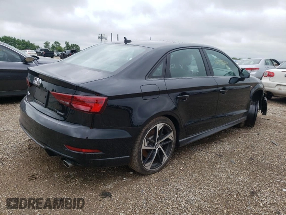 2020 Audi A3 Sedan S line Premium with VIN WAUBEGFF5LA091244, listed as a Copart auction lot 56398174 with 13,710 mi miles and Salvage Title. Bid and sale history available at carsss.com. Image 3.