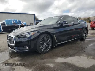 2017 Infiniti Q60 Sport with VIN JN1EV7EK9HM361857, listed as a Copart auction lot 44712645 with 101,792 mi miles and Salvage Title. Bid and sale history available at carsss.com. Image 1.