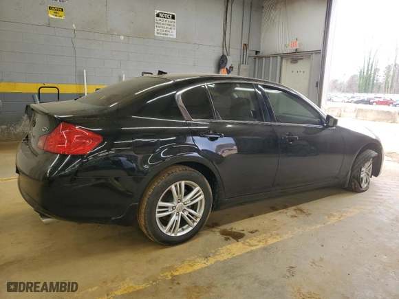 2013 Infiniti G37 Sedan x with VIN JN1CV6AR2DM764545, listed as a Copart auction lot 49911735 with 0 mi miles and Salvage Title. Bid and sale history available at carsss.com. Image 3.