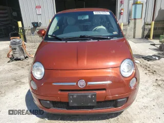 2012 FIAT 500 Pop with VIN 3C3CFFAR2CT349152, listed as a Copart auction lot 53361035 with 125,656 mi miles and Salvage Title. Bid and sale history available at carsss.com. Image 5.