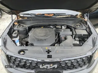 2024 Kia Telluride SX X-Line with VIN 5XYP5DGC1RG494352, listed as a Copart auction lot 58260515 with 25,538 mi miles and Salvage title. Bid and sale history available at DreamBid. Image 12.