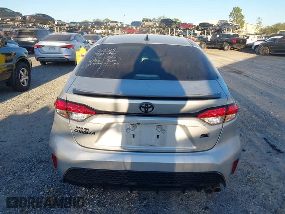 2021 Toyota Corolla SE with VIN 5YFS4MCE0MP076468, listed as a IAAI auction lot 41090349 with 55,781 mi miles. Bid and sale history available at carsss.com. Image 17.