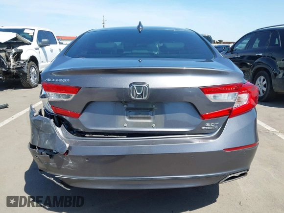 2019 Honda Accord Touring with VIN 1HGCV2F92KA004825, listed as a IAAI auction lot 41974555 with 74,464 mi miles and . Bid and sale history available at DreamBid. Image 16.