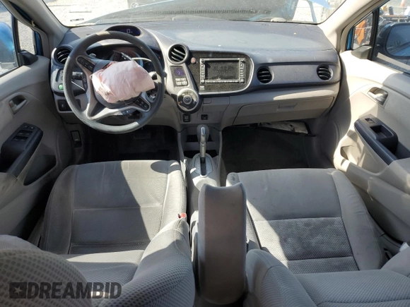 2010 Honda Insight EX with VIN JHMZE2H75AS006595, listed as a Copart auction lot 61078695 with 158,838 mi miles and Salvage title. Bid and sale history available at DreamBid. Image 8.