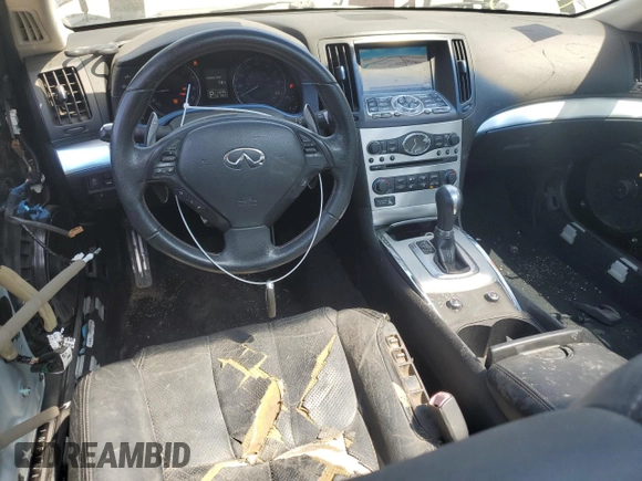 2013 Infiniti G37 IPL with VIN JN1CV6EK1DM900032, listed as a Copart auction lot 54853805 with 120,951 mi miles and Salvage Title. Bid and sale history available at DreamBid. Image 8.