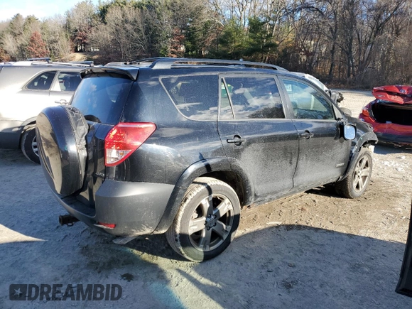 2008 Toyota RAV4 Sport with VIN JTMBK32V986047663, listed as a Copart auction lot 83784084 with 263,851 mi miles and Clean Title. Bid and sale history available at carsss.com. Image 3.