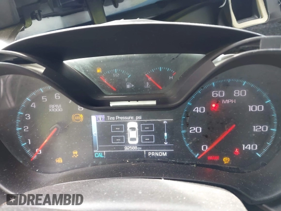 2017 Chevrolet Impala LT with VIN 2G1105S39H9151454, listed as a IAAI auction lot 41980097 with 92,588 mi miles and . Bid and sale history available at DreamBid. Image 7.