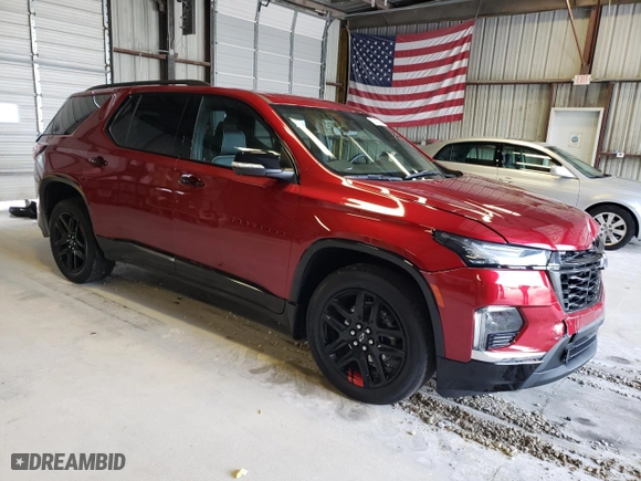 2022 Chevrolet Traverse Premier with VIN 1GNEVKKW1NJ136912, listed as a Copart auction lot 67402744 with 29,972 mi miles and Salvage Title. Bid and sale history available at carsss.com. Image 4.
