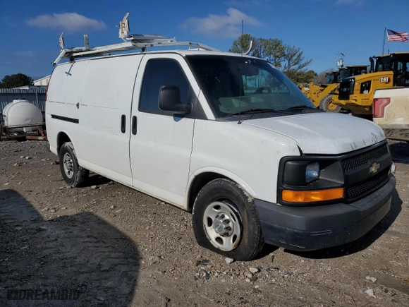 2012 Chevrolet Express Cargo Van with VIN 1GCWGFCAXC1178994, listed as a Copart auction lot 88136865 with 211,917 mi miles and Salvage Title. Bid and sale history available at carsss.com. Image 4.