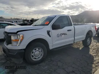 2021 Ford F-150 XL with VIN 1FTMF1EB4MKE24730, listed as a Copart auction lot 82146694 with 52,910 mi miles and Salvage Title. Bid and sale history available at carsss.com. Image 1.