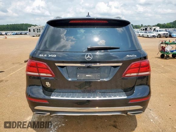 2017 Mercedes-Benz GLE 350 with VIN 4JGDA5HB9HA983778, listed as a Copart auction lot 59428695 with 103,797 mi miles and Salvage title. Bid and sale history available at DreamBid. Image 6.