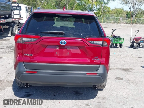2023 Toyota RAV4 Hybrid LE with VIN JTMLWRFV0PD205064, listed as a IAAI auction lot 41749511 with 22,450 mi miles. Bid and sale history available at carsss.com. Image 16.