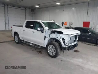 2023 Chevrolet Silverado 1500 LTZ with VIN 1GCUDGEDXPZ100414, listed as a IAAI auction lot 40005559 with 40,000 mi miles and . Bid and sale history available at DreamBid. Image 1.