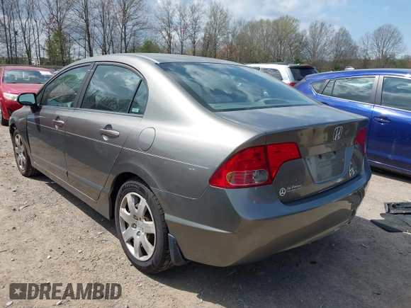 2008 Honda Civic LX with VIN 1HGFA16508L034029, listed as a IAAI auction lot 41945271 with 184,405 mi miles and . Bid and sale history available at DreamBid. Image 3.