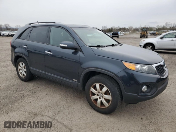 2012 Kia Sorento LX with VIN 5XYKTDA61CG282416, listed as a Copart auction lot 52176305 with 155,631 mi miles and Salvage Title. Bid and sale history available at DreamBid. Image 4.
