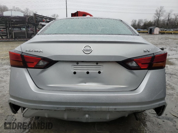 2021 Nissan Altima 2.5 SV with VIN 1N4BL4DV2MN328287, listed as a Copart auction lot 44202495 with 84,523 mi miles and Salvage Title. Bid and sale history available at carsss.com. Image 6.